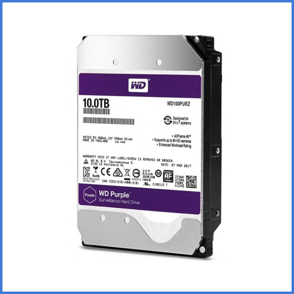 Western Digital 10TB Purple Surveillance HDD