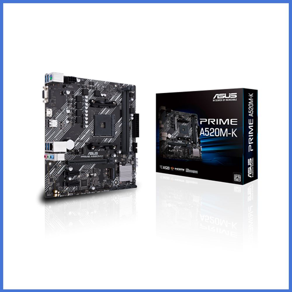 Asus Prime A520M-K Micro-ATX AMD Motherboard Daffodil Computers
