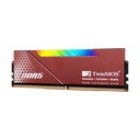 TwinMOS VOLTX RGB 16GB DDR5 6000MHz Red Heatsink Desktop RAM #TMD516GB6000URGB36 (Warranty:Life Time)