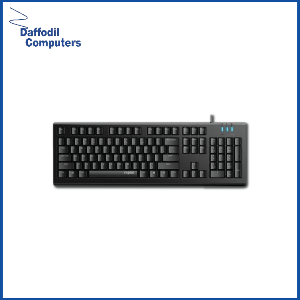 Rapoo Nk1800 Black Entry Level Wired Keyboard