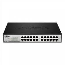 D-Link DES-1024C 24 Port 10/100 Unmanaged Rack Mount Switch