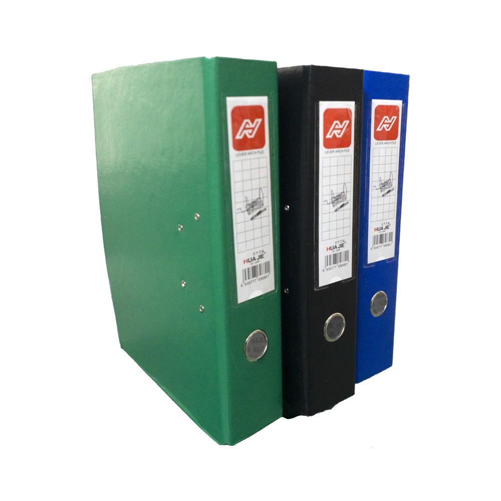 Ring File,Lever Arch File With Index, 3 Inch Huajie