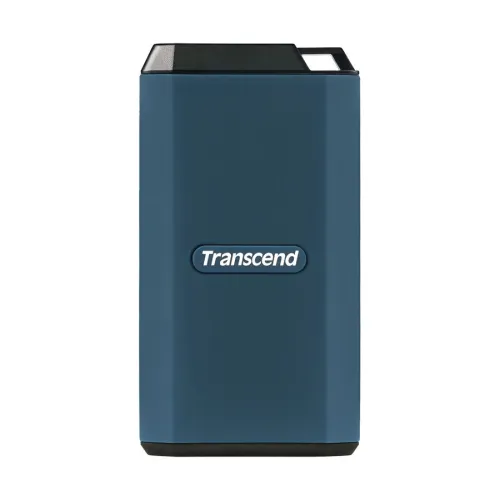 TRANSCEND EXTERNAL SSD 4TB TS4TESD410C PCIE USB3.2 GEN 2x2 TYPE C READ & WRITE SPEED UP TO 2000MB/S, IPX5 STANDARD DROP TESTED