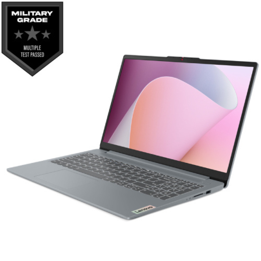 LENOVO IDEAPAD SLIM 3 15AMN8 (82XQ00FYIN) AMD RYZEN 5 7520U, 16GB LPDDR5 5500MHz RAM, 512GB M.2 NVMe SSD, 15.6 INCH FHD, INTEGRATED AMD RADEON 610M GRAPHICS, BACKLIT KEY, ARCTIC GREY, FREE DOS SINGLE LANGUAGE LAPTOP