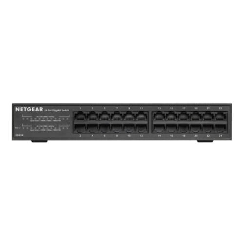 NETGEAR SWITCH GS324-24PORTS GIGABIT UNMANAGED