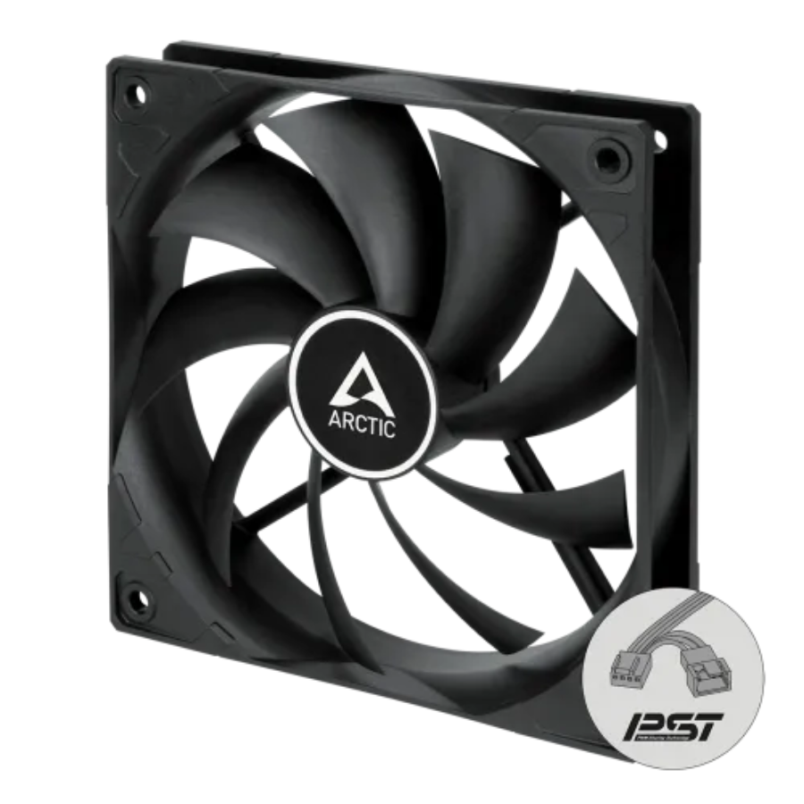 F12 PWM PST 120 MM FAN WITH CABLE SPLITTER