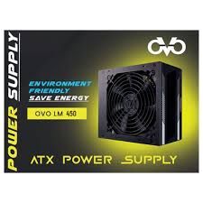 OVO PREMIUM M-ATX CC-201602 BLACK CASING WITH 450W POWER SUPPLY
