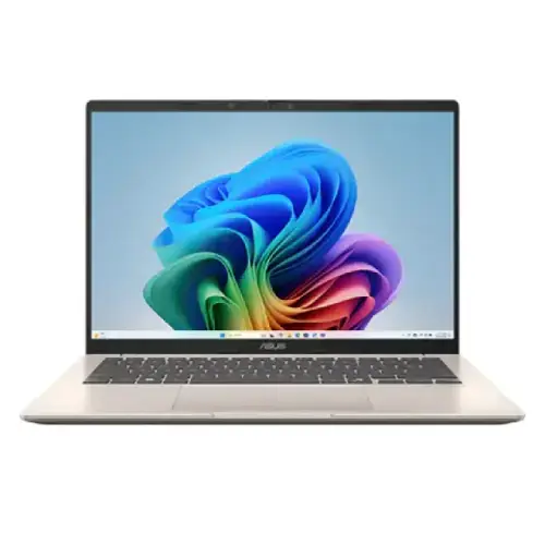 ASUS Vivobook 14 F1407QA Snapdragon X X1 14" WUXGA Copilot+ PC Laptop Platinum Gold (EI)