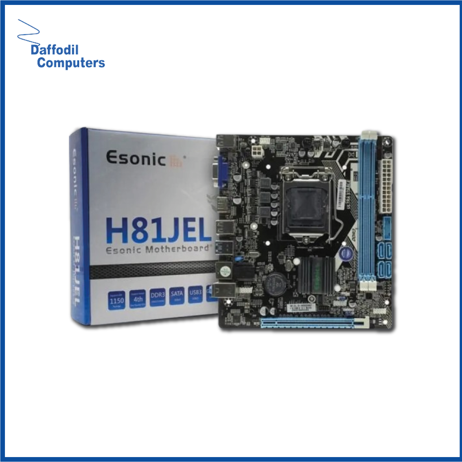 Esonic Mother Board Intel H81 M Chipset Daffodil Computers
