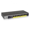 NETGEAR GS108LP 8-PORT PROSAFE GIGABIT PoE UNMANAGED RACKMOUNT SWITCH