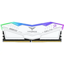 TEAM T-FORCE DELTA RGB White 16GB 6000MHz DDR5 Gaming RAM